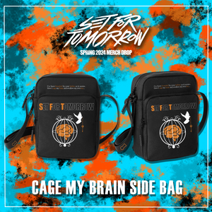 "Cage My Brain" Side Bag